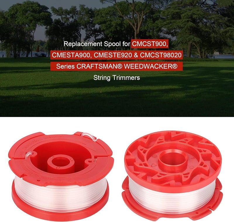 Dilsuaco CMZST0653 8pcs String Trimmer Spool Line(0.065",30Ft) with Cap Head, Compatible with Craftsman CMCST900,CMESTA900,CMESTE920,CMZST98020,CMCST915,CMEST913,CMZST120SC (CMZST0653-8pcs) - Image 5